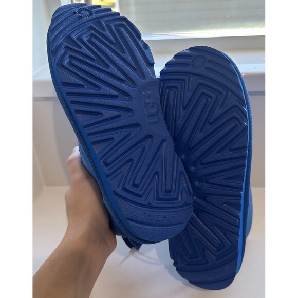 UGG Neumel Chukka Boots Unisex Big Kid 4 1017320K Winter Suede Wool School Blue - Picture 9 of 11